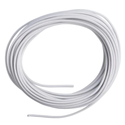 E-Line Ledning Flad 2x0,75 Hvid 10 M