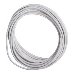 E-Line Ledning Flad 2x0,75 Hvid 5 M