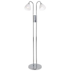 Nordlux Ray Gulvlampe Med Dæmper Krom