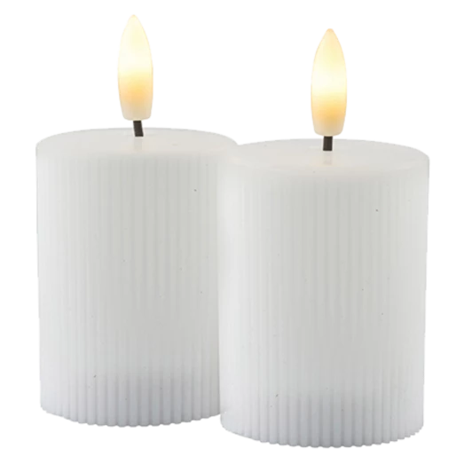 Sirius Smilla Mini Genopladelige LED Bloklys 2 Stk H6,5 Cm 3 Sirius Smilla Mini Genopladelige LED Bloklys 2 Stk H6,5 Cm