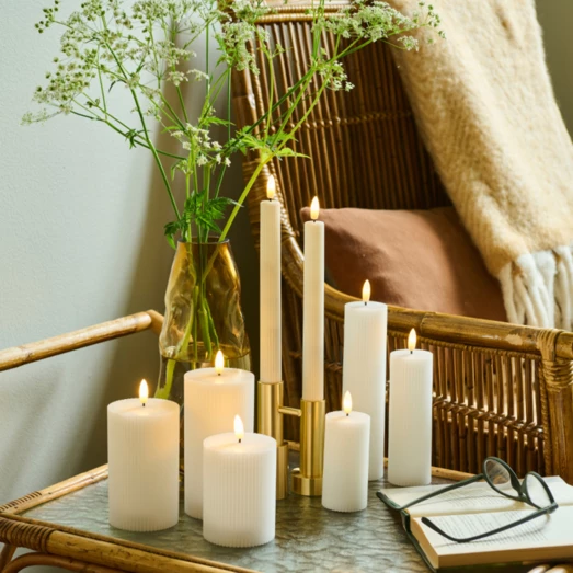 Sirius Smilla Mini Genopladelige LED Bloklys 2 Stk H6,5 Cm 5 Sirius Smilla Mini Genopladelige LED Bloklys 2 Stk H6,5 Cm - Billede 3