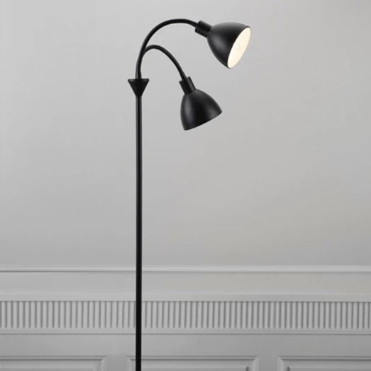 Nordlux Ray Dobb. Gulvlampe E14 Sort 4 Nordlux Ray Dobb. Gulvlampe E14 Sort - Billede 2