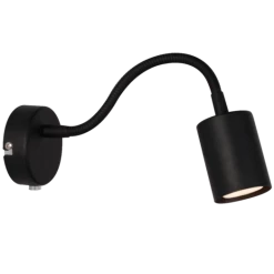 Nordlux Explore Enkelt Flex 7W Sort