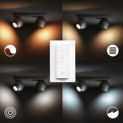 Philips Hue Buckram Dobbelt Spot GU10 LED -EL OG BELYSNING Butik unnamed file 1284