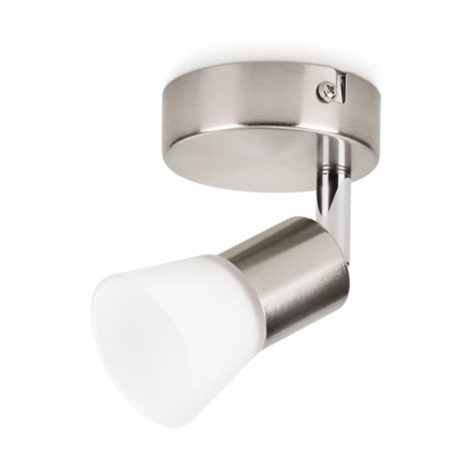 Philips Decagon LED Spot 1x4,3W Nikkel 3 Philips Decagon LED Spot 1x4,3W Nikkel