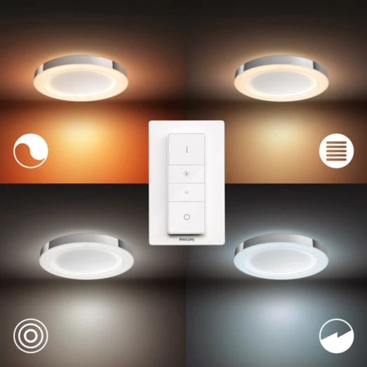 Philips Hue Adora Loftslampe Til Badeværelse LED 4 Philips Hue Adora Loftslampe Til Badeværelse LED - Billede 2