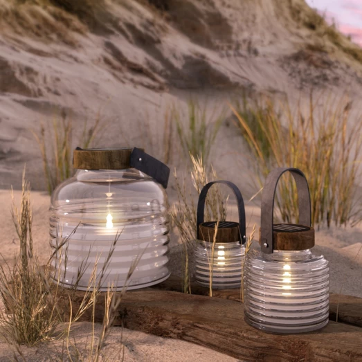 Sirius Aston Lanterne Med Solcelle H20 Cm 4 Sirius Aston Lanterne Med Solcelle H20 Cm - Billede 2