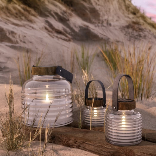 Sirius Aston Lanterne Med Solcelle H12 Cm 4 Sirius Aston Lanterne Med Solcelle H12 Cm - Billede 2