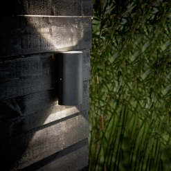 Nordlux Rold Rund Udendørs Væglampe Sort -EL OG BELYSNING Butik unnamed file 1503