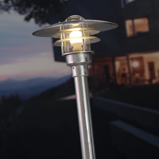 Nordlux Lønstrup 32 Havelampe Galvaniseret 4 Nordlux Lønstrup 32 Havelampe Galvaniseret - Billede 2