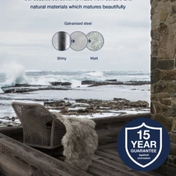 Nordlux Lønstrup 32 Udendørs Væglampe Galvaniseret -EL OG BELYSNING Butik unnamed file 1547