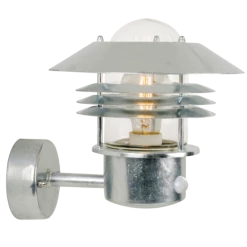 Nordlux Vejers Udendørs Væglampe Med Sensor Galvaniseret