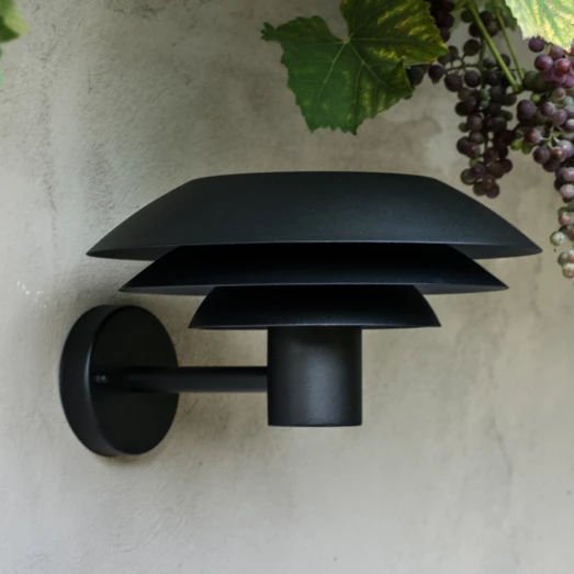 Dyberg Larsen DL25 Udendørs Væglampe Sort 4 Dyberg Larsen DL25 Udendørs Væglampe Sort - Billede 2