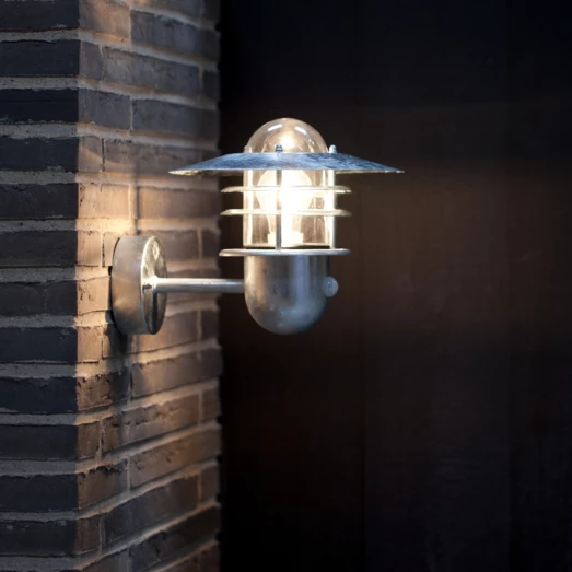 Nordlux Agger Sensor Udendørs Væglampe Galvaniseret 4 Nordlux Agger Sensor Udendørs Væglampe Galvaniseret - Billede 2