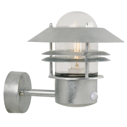 Nordlux Blokhus Sensor Udendørs Væglampe Galvaniseret 3 Nordlux Blokhus Sensor Udendørs Væglampe Galvaniseret