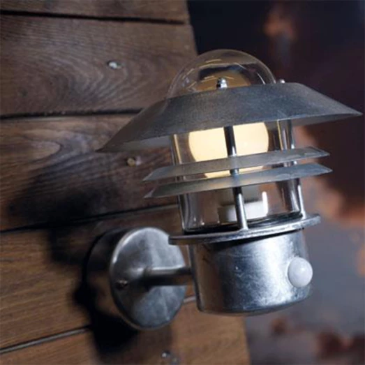 Nordlux Blokhus Sensor Udendørs Væglampe Galvaniseret 4 Nordlux Blokhus Sensor Udendørs Væglampe Galvaniseret - Billede 2