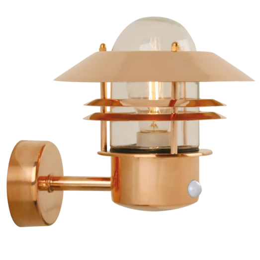 Nordlux Blokhus Sensor Udendørs Væglampe Kobber 3 Nordlux Blokhus Sensor Udendørs Væglampe Kobber