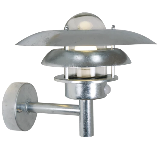 Nordlux Ry Udendørs Væglampe Galvaniseret Med Sensor 3 Nordlux Ry Udendørs Væglampe Galvaniseret Med Sensor