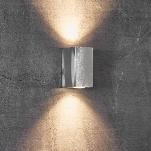 Nordlux Canti Maxi Kubi 2 Udendørs Væglampe Galvaniseret 4 Nordlux Canti Maxi Kubi 2 Udendørs Væglampe Galvaniseret - Billede 2