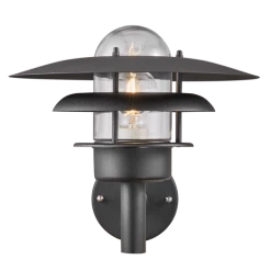 Nordlux Ry Udendørs Væglampe Sort -EL OG BELYSNING Butik unnamed file 1848