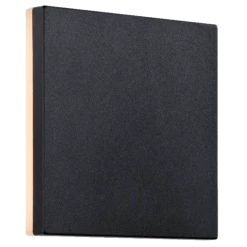 Nordlux Artego Firkantet Udendørs Væglampe Sort