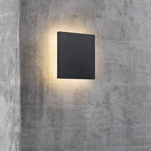 Nordlux Artego Firkantet Udendørs Væglampe Sort 4 Nordlux Artego Firkantet Udendørs Væglampe Sort - Billede 2