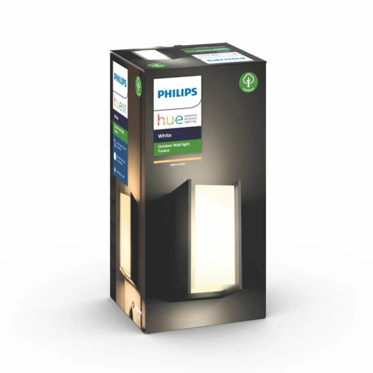Philips Hue Turaco Udendørs Væglampe Antracit 4 Philips Hue Turaco Udendørs Væglampe Antracit - Billede 2