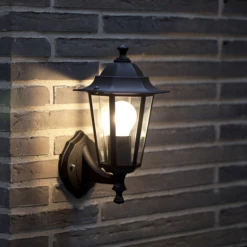 Nordlux Cardiff Væglampe Udendørs Up Sort -EL OG BELYSNING Butik unnamed file 1922