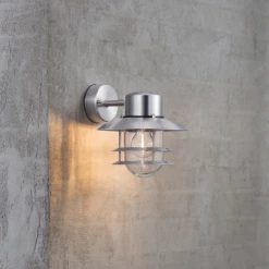 Nordlux Blokhus Væglampe Nedadhængende Lampeskærm Galvaniseret 7 Nordlux Blokhus Væglampe Nedadhængende Lampeskærm Galvaniseret -EL OG BELYSNING Butik unnamed file 1968