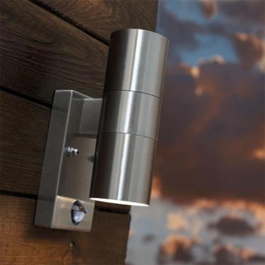 Nordlux Tin Sensor Udendørs Væglampe 2 Lyskilder Rustfrit Stål 4 Nordlux Tin Sensor Udendørs Væglampe 2 Lyskilder Rustfrit Stål - Billede 2