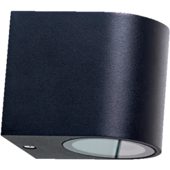 Dyberg Larsen Læsø Udendørs Væglampe Sort