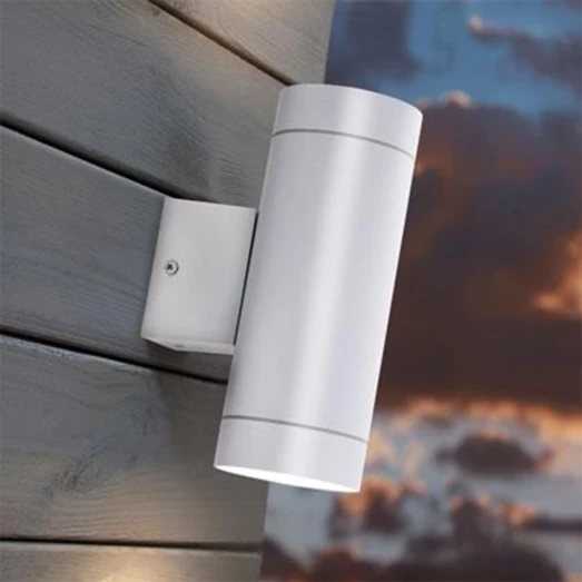 Nordlux Tin Maxi Udendørs Væglampe 2 Lyskilder Hvid 4 Nordlux Tin Maxi Udendørs Væglampe 2 Lyskilder Hvid - Billede 2