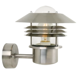 Nordlux Vejers Udendørs Væglampe Rustfrit Stål