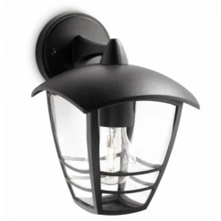 Philips Creek Udendørs Væglampe Med Nedad Lys Sort