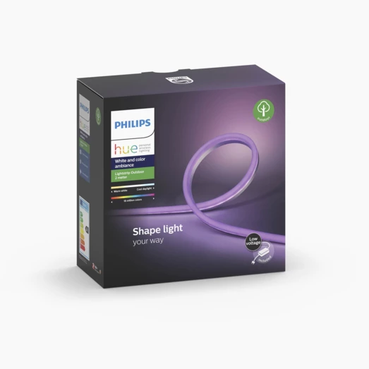 Philips Hue Lightstrip Outdoor 2 Meter 4 Philips Hue Lightstrip Outdoor 2 Meter - Billede 2