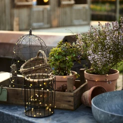 Sirius Silke Lyskæde M/blomster 3,9 M Klar Grøn -EL OG BELYSNING Butik unnamed file 2229