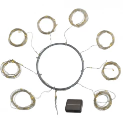 Sirius Knirke Solar Lyskæde T/parasol 8x1,5 M