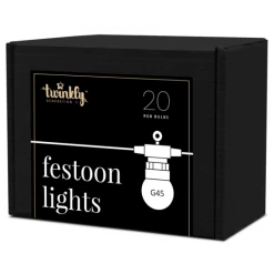 Twinkly Party Light LED Lyskæde 20, G45 RGB Multifarve 9 Twinkly Party Light LED Lyskæde 20, G45 RGB Multifarve -EL OG BELYSNING Butik unnamed file 2290