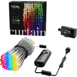 Twinkly Light Curtain 210 LED Lyskæde 2,1m RGB+W Multifarve+hvid