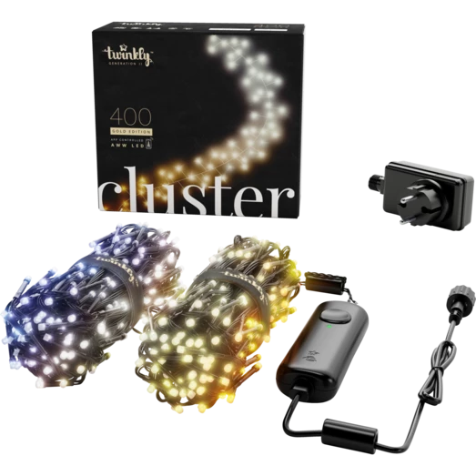 Twinkly Light Cluster 400 LED Lyskæde 6m Gold Edition 3 Twinkly Light Cluster 400 LED Lyskæde 6m Gold Edition
