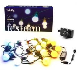 Twinkly Party Light LED Lyskæde 20, G45 Gold Edition