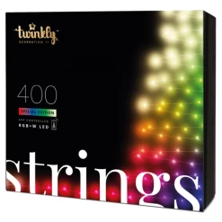 Twinkly Light String Lyskæde 400 LED 20m RGB Multifarve