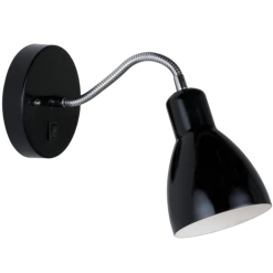 Nordlux Cyclone Flex Enkelt Væglampe Sort