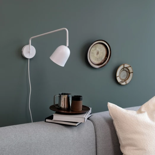 Dyberg Larsen Manchester Væglampe Hvid 4 Dyberg Larsen Manchester Væglampe Hvid - Billede 2