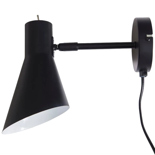 Dyberg Larsen Denver Væglampe 20x12x12 Cm Mat Sort 4 Dyberg Larsen Denver Væglampe 20x12x12 Cm Mat Sort - Billede 2