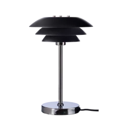 Dyberg Larsen DL20 Bordlampe Mat Sort 30x20x20 Cm G9