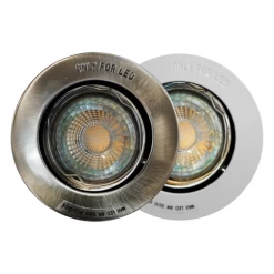 Nordlux Mixit Indbygningsspot Hvid/børstet Stål -EL OG BELYSNING Butik unnamed file 404