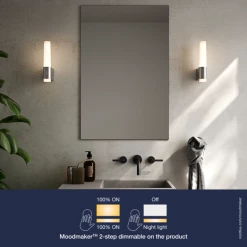 Nordlux Helva Night Væglampe Krom -EL OG BELYSNING Butik unnamed file 464