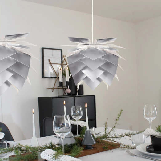 Dyberg Larsen Dyrberg Larsen Illumin DIY-pendel Alulook Ø35cm M/hvid Stofledning E14 4 Dyberg Larsen Dyrberg Larsen Illumin DIY-pendel Alulook Ø35cm M/hvid Stofledning E14 - Billede 2