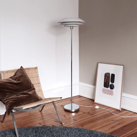 Dyberg Larsen DL45 Gulvlampe 146x45x45 Cm Mat Hvid 4 Dyberg Larsen DL45 Gulvlampe 146x45x45 Cm Mat Hvid - Billede 2